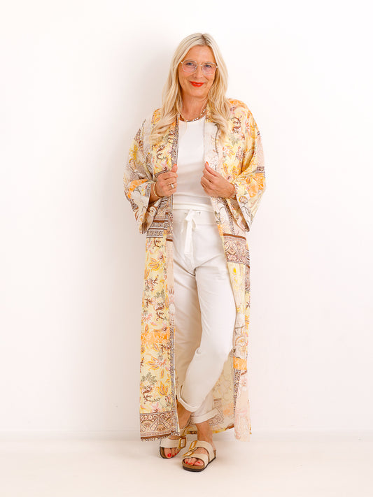 Kimono HELEN.S - 100 % Viskose & Sommerlicher Print - Gr. 36–44