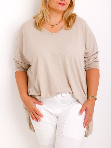 CARO Curvy Size Longsleeve - verschiedene Farben