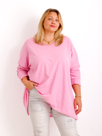 CARO Curvy Size Longsleeve - verschiedene Farben
