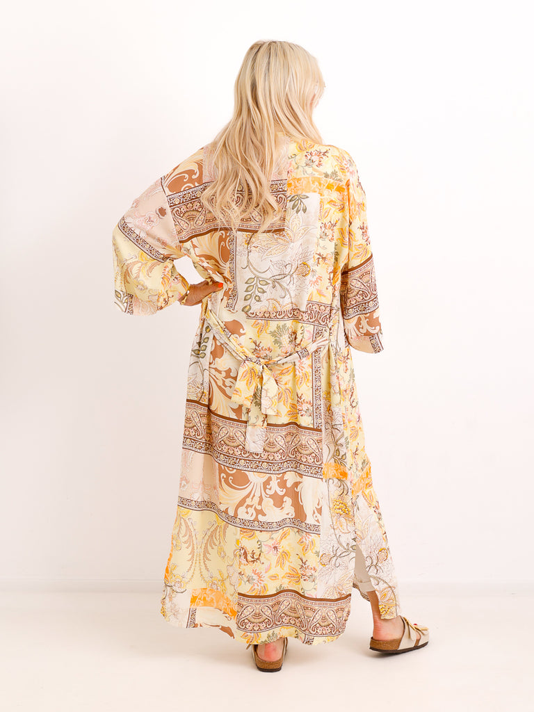Kimono HELEN.S - 100 % Viskose & Sommerlicher Print - Gr. 36–44