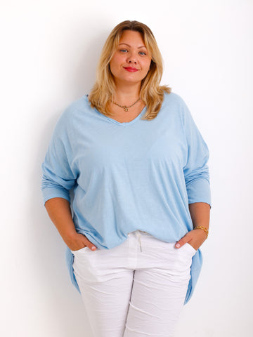 CARO Curvy Size Longsleeve - verschiedene Farben