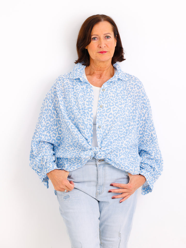 RONDA Musselin Bluse | One Size 38-46