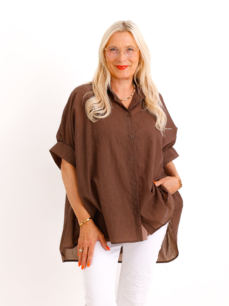 Bluse JOLINA.S – Luftige Lieblingsbluse aus Tencel & Baumwolle – Gr. 40-50