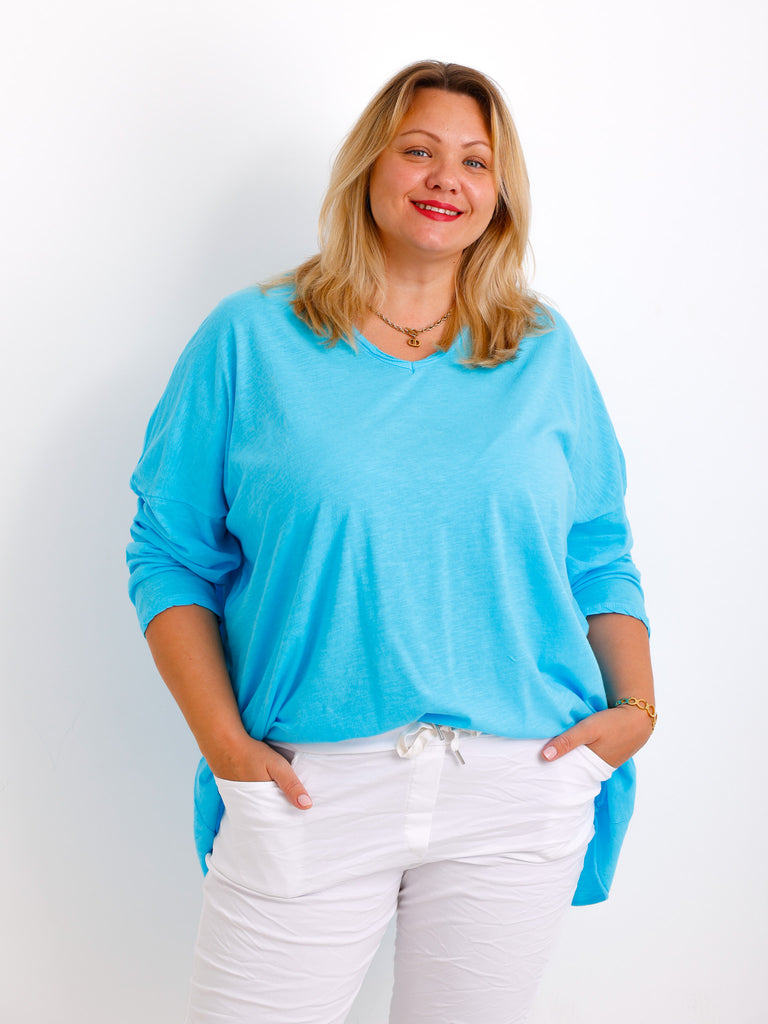 CARO Curvy Size Longsleeve - verschiedene Farben