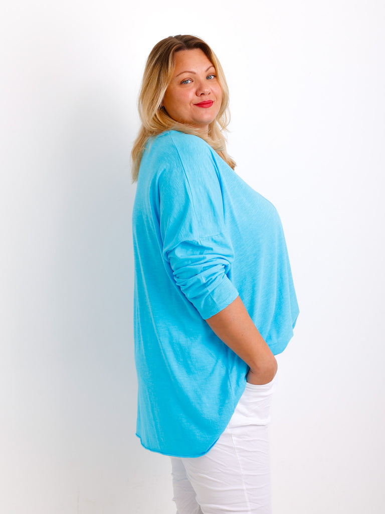 CARO Curvy Size Longsleeve - verschiedene Farben