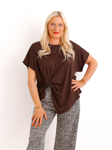 T- Shirt VALERIA.S – Fließender Asymmetrie-Look – Gr. 36-42