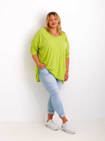 CARO Curvy Size Longsleeve - verschiedene Farben