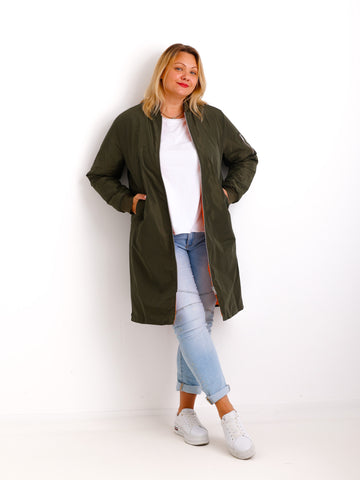 SELMA Mantel - khaki - verschiedene Größen