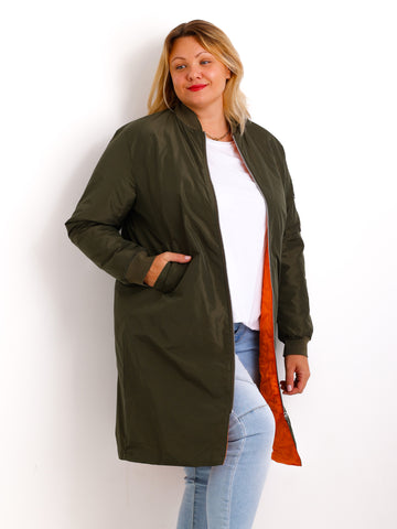 SELMA Mantel - khaki - verschiedene Größen