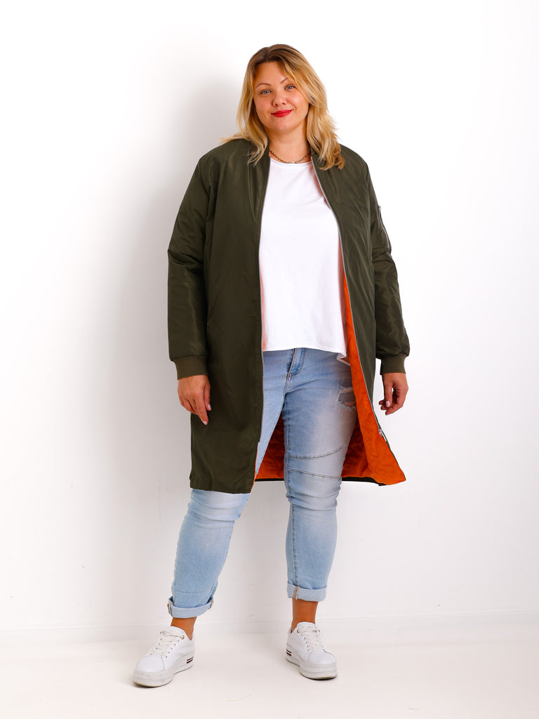 SELMA Mantel - khaki - verschiedene Größen