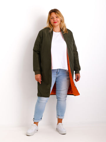 SELMA Mantel - khaki - verschiedene Größen