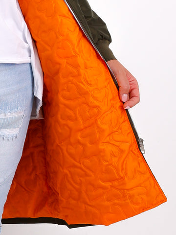 SELMA Mantel - khaki - verschiedene Größen