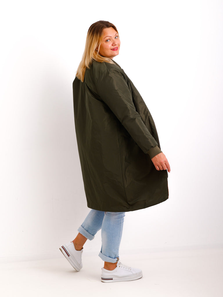 SELMA Mantel - khaki - verschiedene Größen