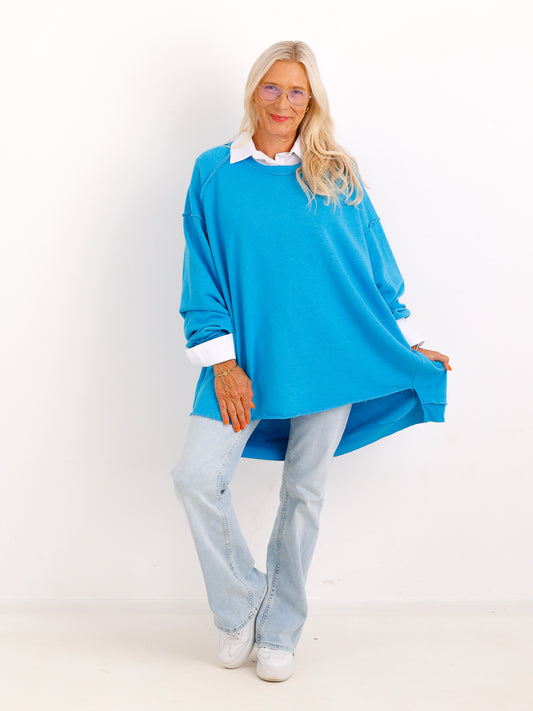 Oversize-Wohlfühl-Sweater CARLY.S – 100 % Baumwolle – Gr. 38-50
