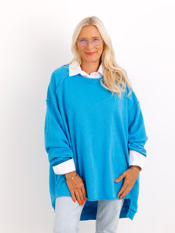 Oversize-Wohlfühl-Sweater CARLY.S – 100 % Baumwolle – Gr. 38-50