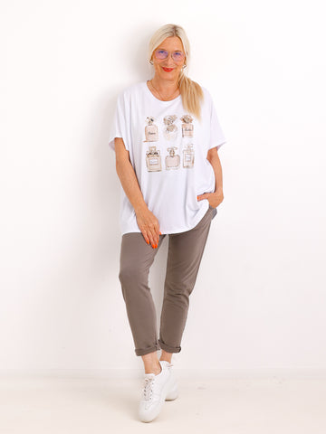 Oversize-Shirt STELLA.S – Edle Flakon-Applikation & Komfort-Stretch – Gr. 38-48