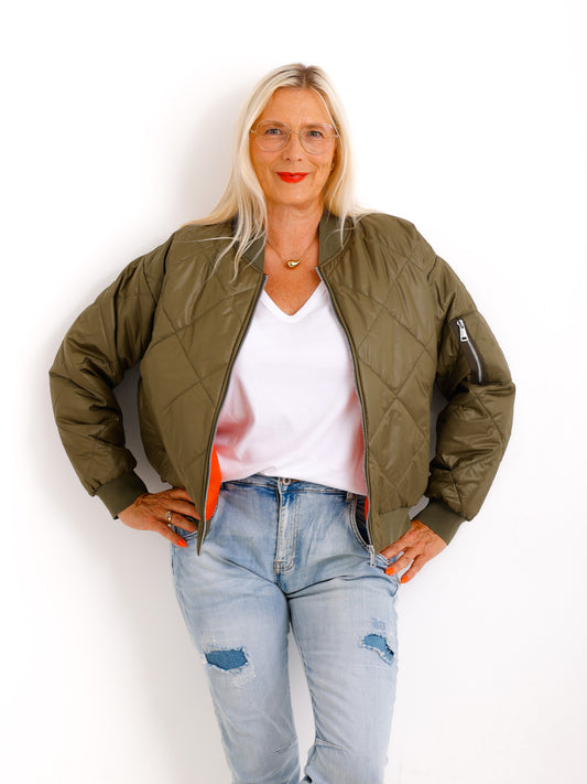 GRETA Jacke - khaki - verschiedene Größen