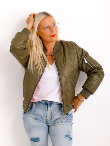 GRETA Jacke - khaki - verschiedene Größen