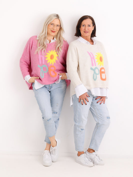 FLOWERS Pullover | One Size 40-48