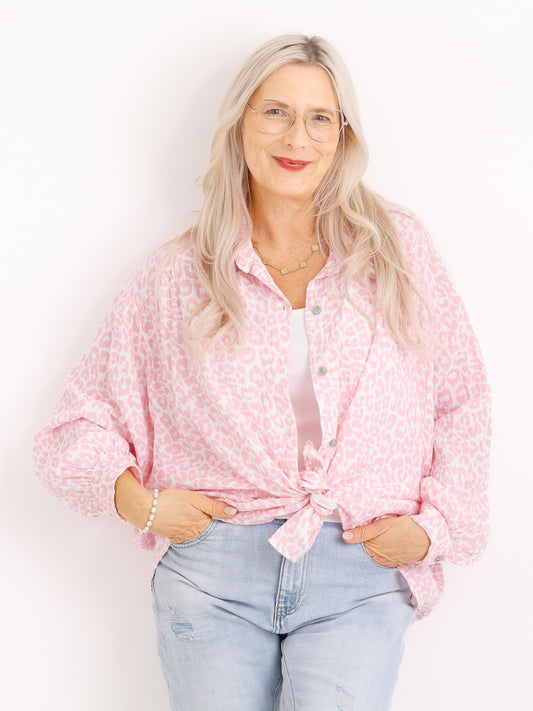 RONDA Musselin Bluse | One Size 38-46