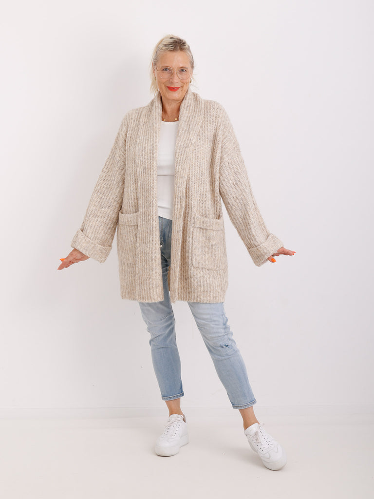 CINDY Oversize Strickmantel - verschiedene Farben
