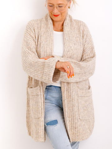 CINDY Oversize Strickmantel - verschiedene Farben