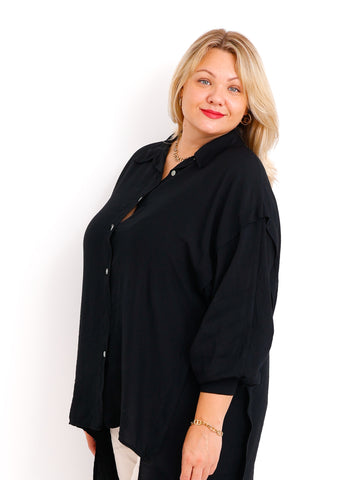 MANOU Bluse uni - verschiedene Farben