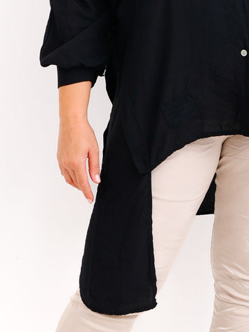 MANOU Bluse uni - verschiedene Farben