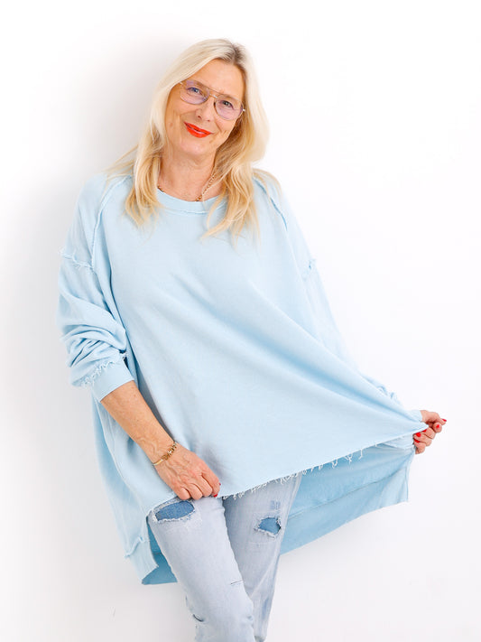 Sweater CARLY.S – Oversize-Wohlfühl-Look aus reiner Baumwolle – Gr. 40-50