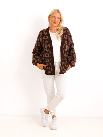 Leo Strickjacke LIVIANE – Weicher Oversize Cardigan – Gr. 36–44