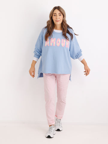 Sweatshirt AMOUR - One Size 38-48