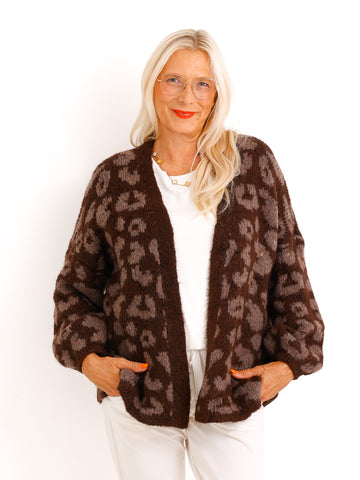 Leo Strickjacke LIVIANE – Weicher Oversize Cardigan – Gr. 36–44
