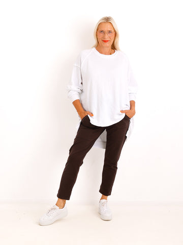 Oversize-Wohlfühl-Sweater CARLY.S – 100 % Baumwolle – Gr. 38-50