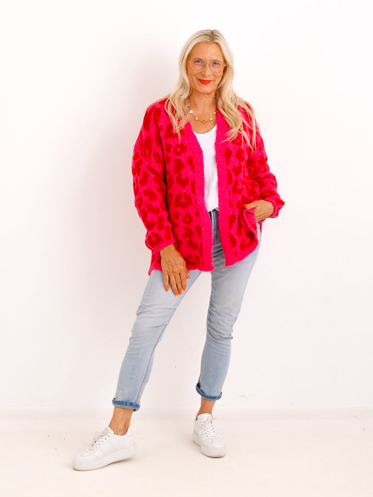 Leo Strickjacke LIVIANE – Weicher Oversize Cardigan – Gr. 36–44