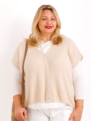 GELI Oversize Pullunder / Strickweste - verschiedene Farben