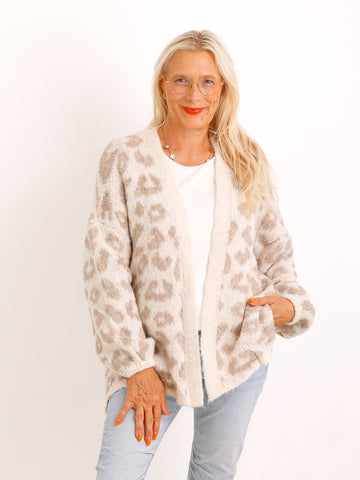 Leo Strickjacke LIVIANE – Weicher Oversize Cardigan – Gr. 36–44