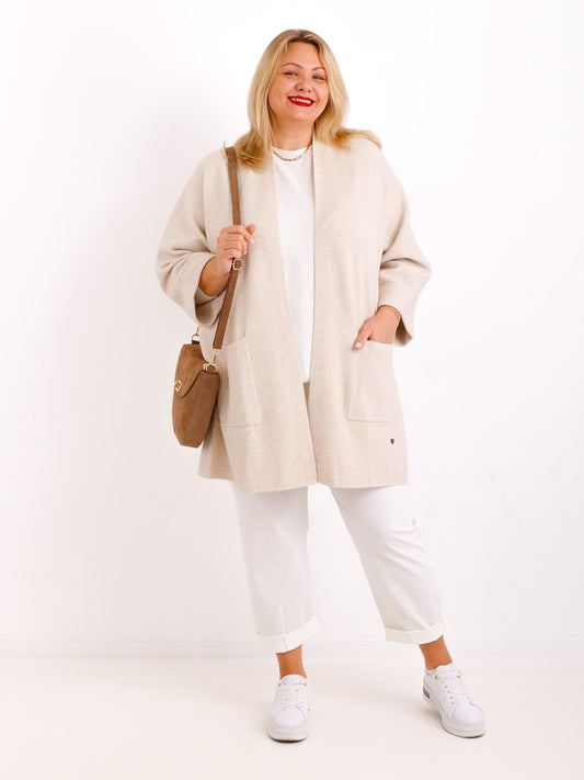 DORA Oversize Strickmantel - verschiedene Farben