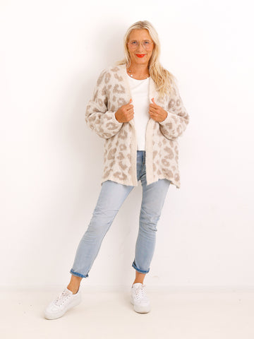 Leo Strickjacke LIVIANE – Weicher Oversize Cardigan – Gr. 36–44