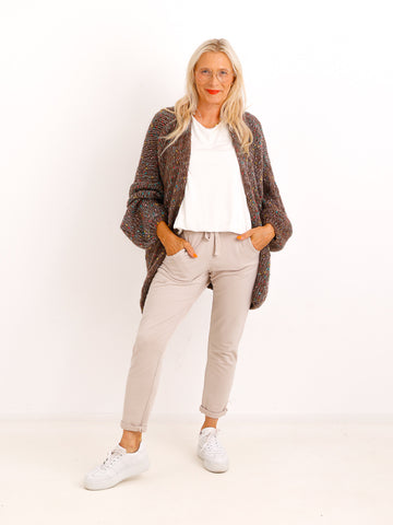 Curvy Strickjacke LIORELLE – Leichter Oversize-Strick mit Herz – Gr. 42–54