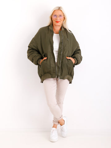IDA Oversize Blouson mit Teddyfell-Futter – verschiedene Farben