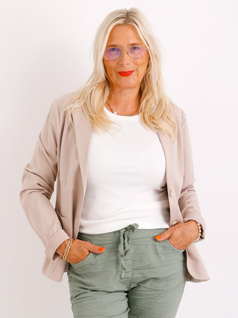 JUSTINE Blazer - beige - Verschiedene Größen