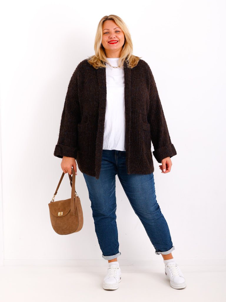 CINDY Oversize Strickmantel - verschiedene Farben