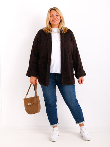 CINDY Oversize Strickmantel - verschiedene Farben