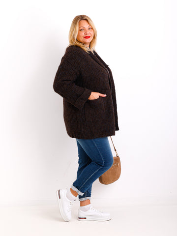 CINDY Oversize Strickmantel - verschiedene Farben