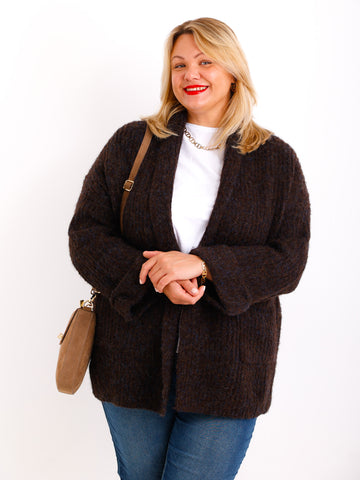 CINDY Oversize Strickmantel - verschiedene Farben