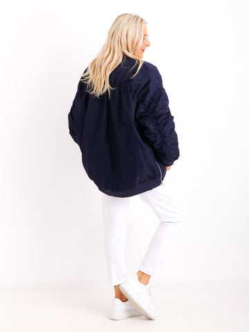 IDA Oversize Blouson mit Teddyfell-Futter – verschiedene Farben