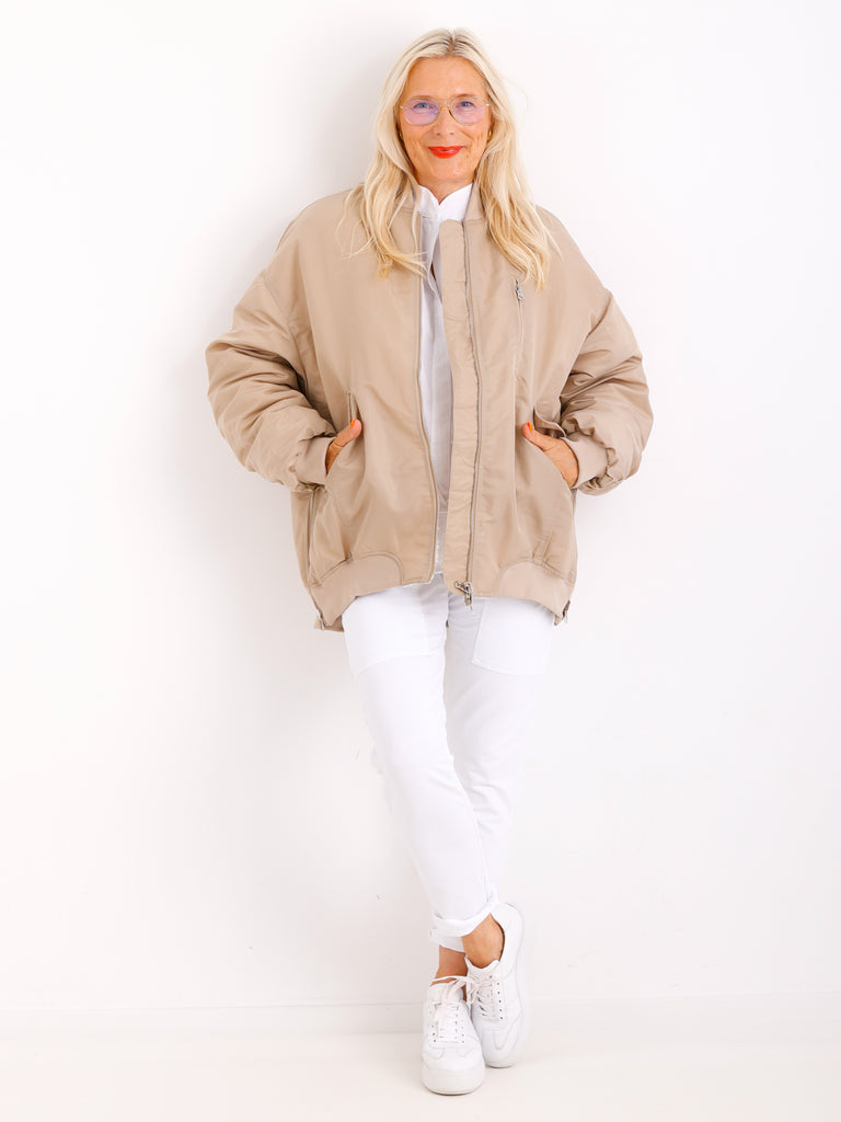 IDA Oversize Blouson mit Teddyfell-Futter – verschiedene Farben