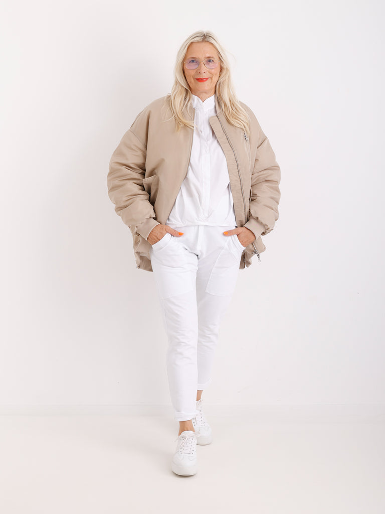 IDA Oversize Blouson mit Teddyfell-Futter – verschiedene Farben