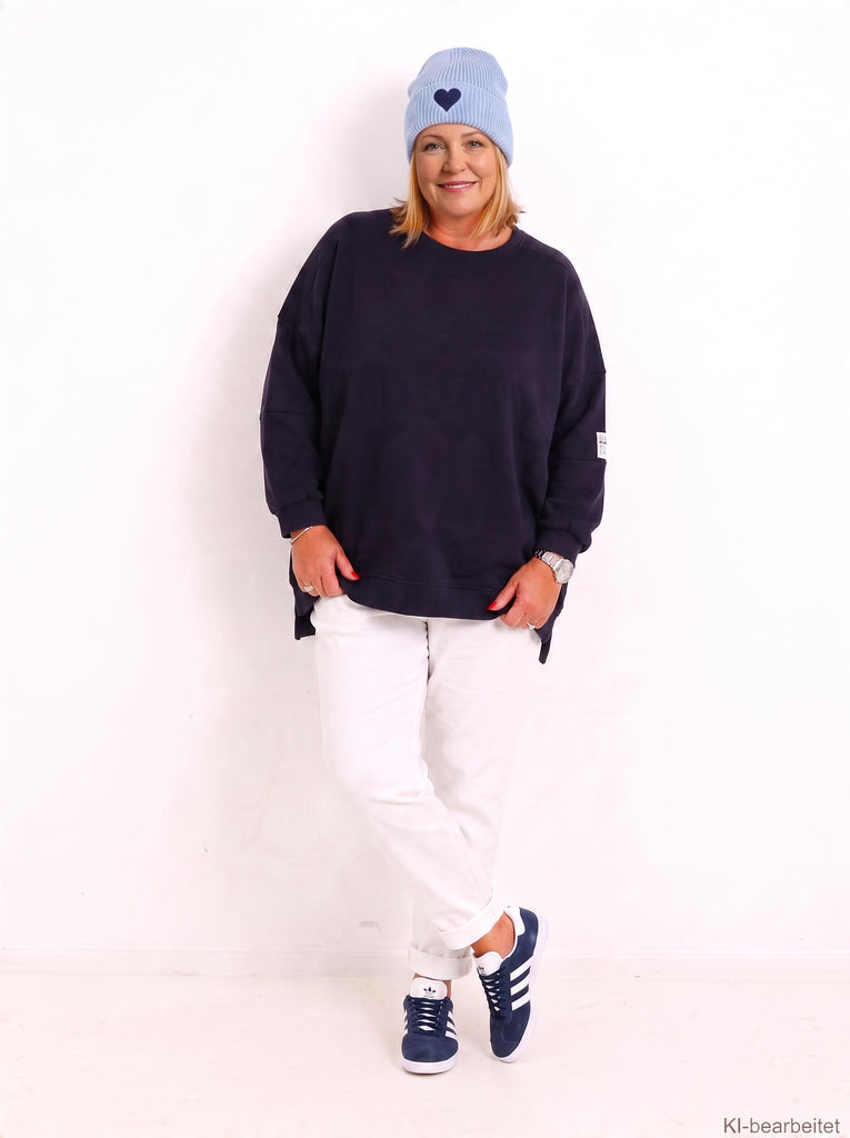 Curvy Size Oversize Sweatshirt RUNA – Kuscheliger Wohlfühl-Look – Gr. 44–56