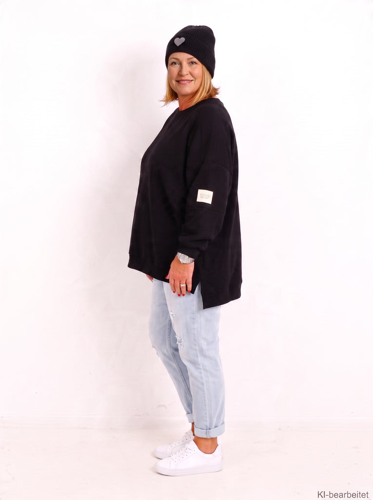 Curvy Size Oversize Sweatshirt RUNA – Kuscheliger Wohlfühl-Look – Gr. 44–56
